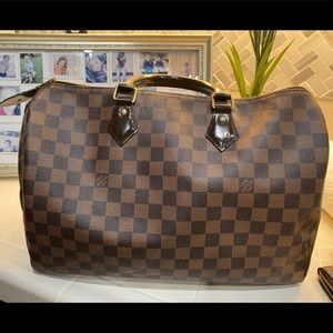 louis-vuitton speedy 35 damier ebene.